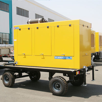 Steel Mobile Light Plant Generator Heavy Duty Genset Lighting Tower