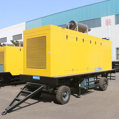 Steel Mobile Light Plant Generator Heavy Duty Genset Lighting Tower