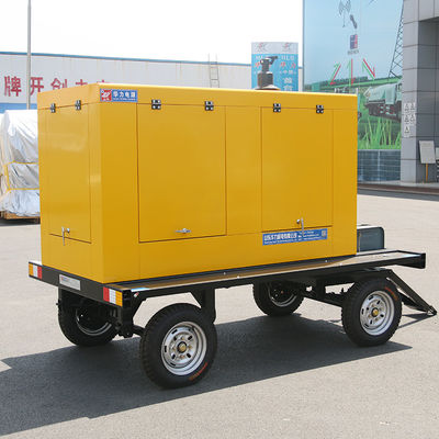Steel Mobile Light Plant Generator Heavy Duty Genset Lighting Tower